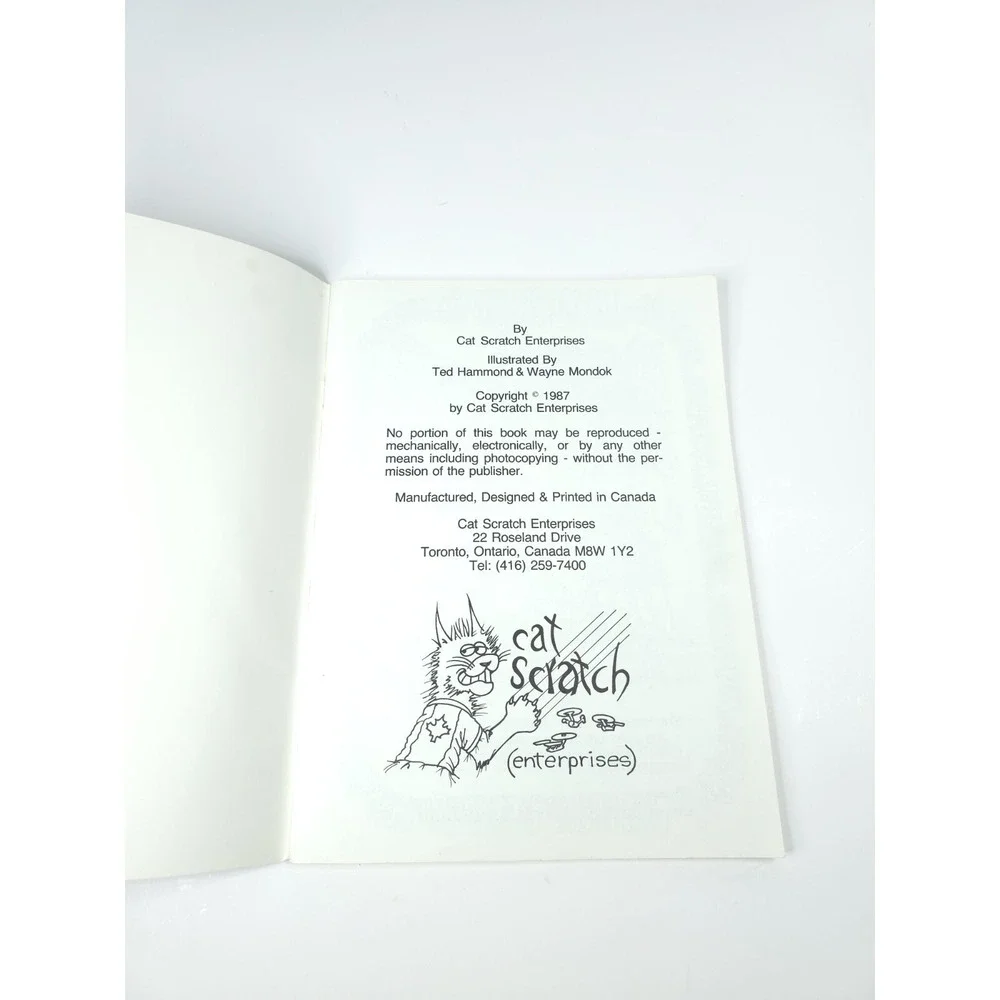 Cat Scratch Enterprise Canada In Your 50s Women's Humerus Comic 80s Illustration
